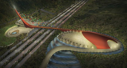 美国建筑师为尼日利亚首都设计标志性“大门”