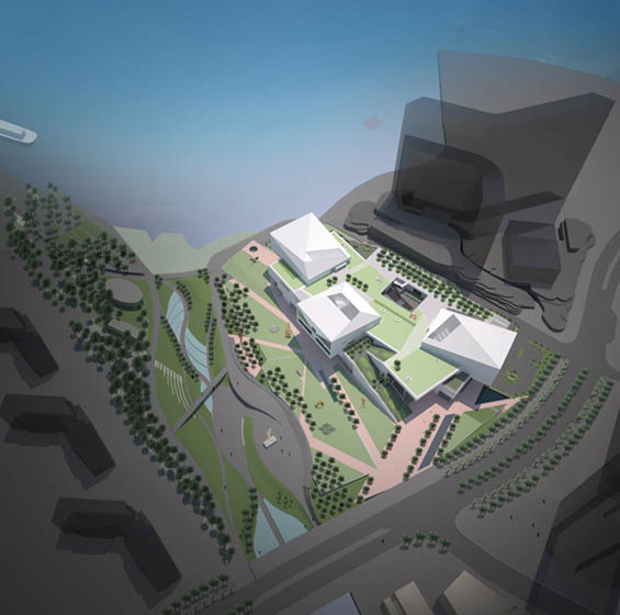 普利兹克建筑奖得主槙文彦(Fumihiko Maki)日前公布了蛇口博物馆的设计方案,该项目位于深圳市的蛇口区,是受中国招商局委托建造的,会和伦敦的V&A博物馆开展合作。 博物馆的设计模型于近日在伦敦的外交和联邦事务部公布,中国招商局和V&A博物馆的代表签署了合作协议,蛇口博物馆预计于2016年底对公众开放。 图片版权属于china merchants property development & maki and associates 英国首相大卫卡梅伦如此评价该建筑:此次世界上领先的艺术和设计博